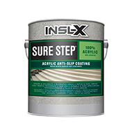 Peterson's Paint Sure Step Acrylic Anti-Slip Coating provides a durable, skid-resistant finish for interior or exterior application. Imparts excellent color retention, abrasion resistance, and resistance to ponding water. Sure Step is water-reduced which allows for fast drying, easy application, and easy clean up.

High traffic resistance
Ideal for stairs, walkways, patios & more
Fast drying
Durable
Easy application
Interior/Exterior use
Fills and seals cracksboom
